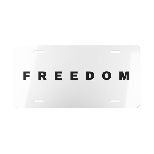 FREEDOM Vanity Plate